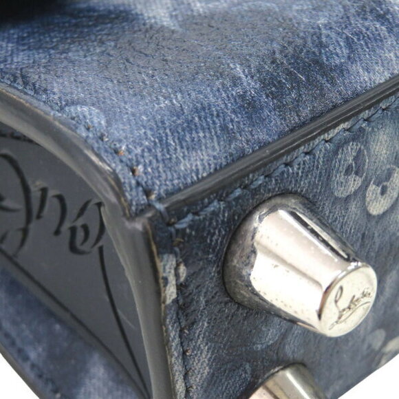 Christian Louboutin Paloma shoulder bag Navy Blue leather - Picture 7 of 8